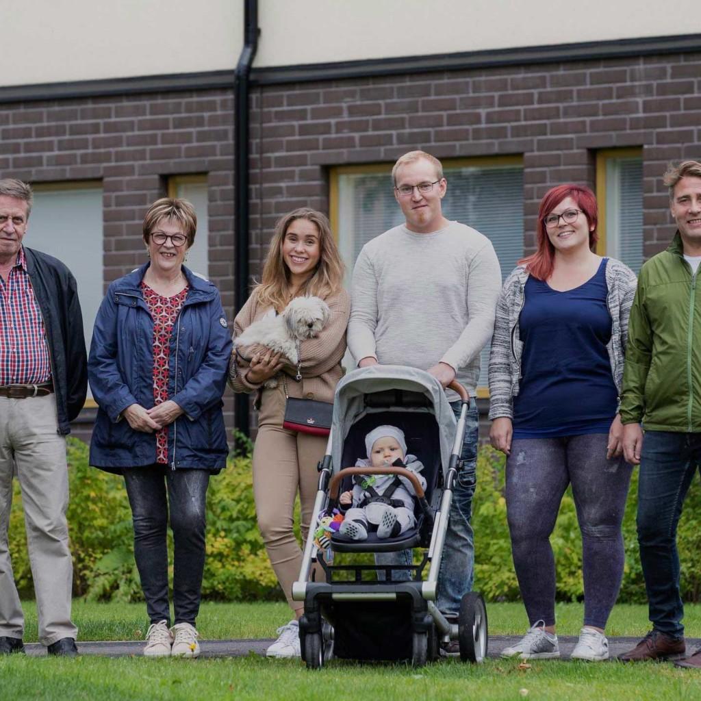 Yhteisöllistä viihtyvyyttä Yrjö ja Hanna kodeissa.