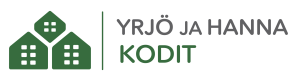 Yrjö ja Hanna Kotien vaakamallinen logo vihreä